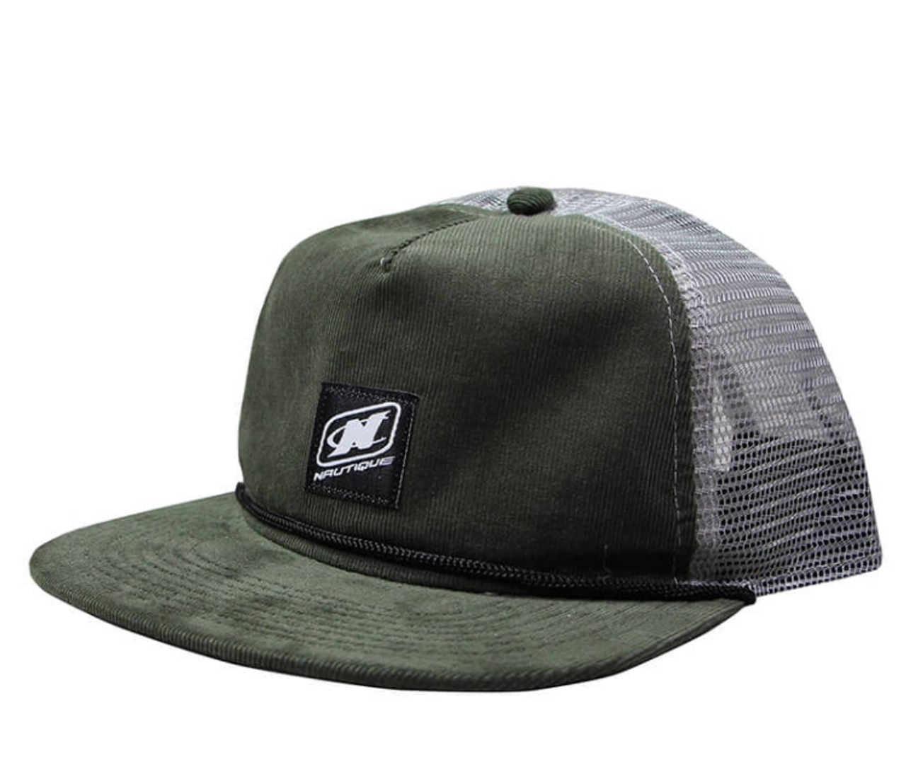 Бейсболка с логотипом Nautique (вельвет)