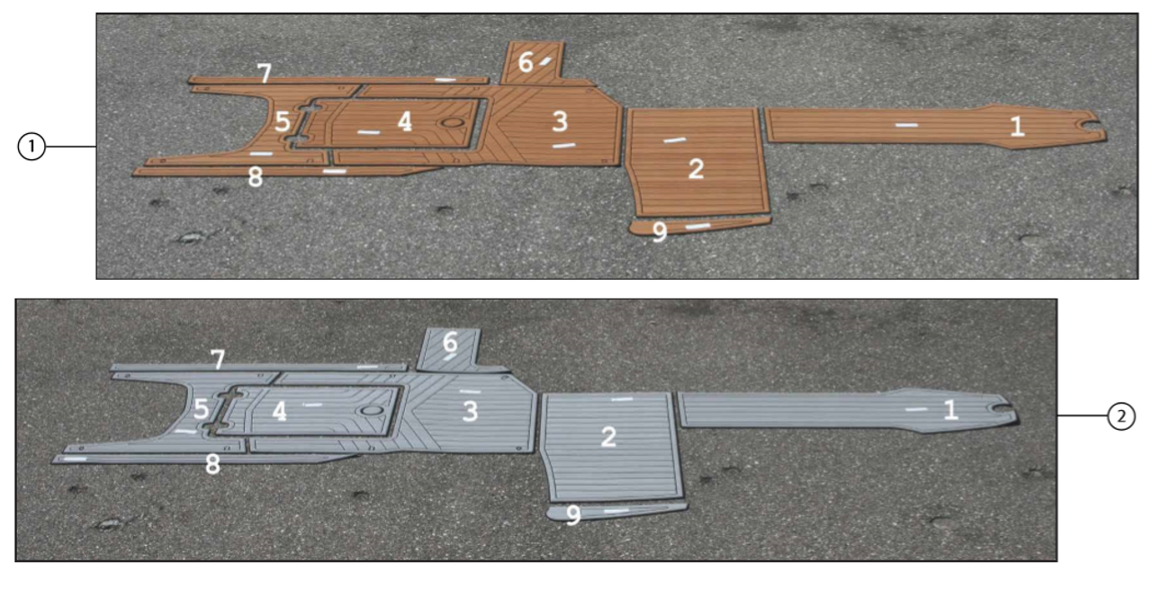 2014-2015 Комплект напольных покрытий G21 SeaDek