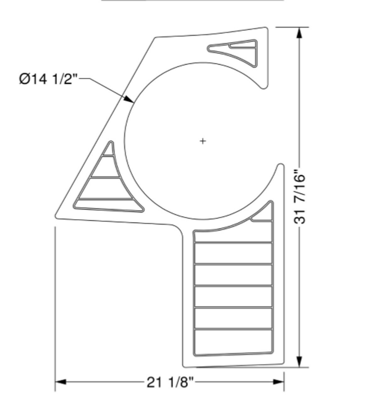 2017-2019 G25 12" сабвуфер SeaDek