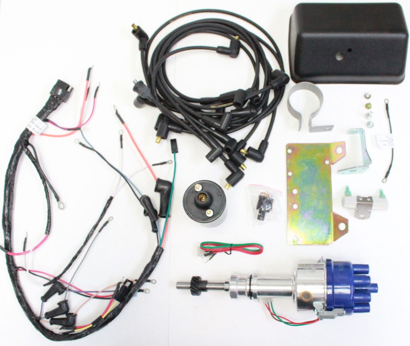 КОМПЛЕКТ РАСПРЕДЕЛИТЕЛЯ PROTEC RETRO FORD 351 LH