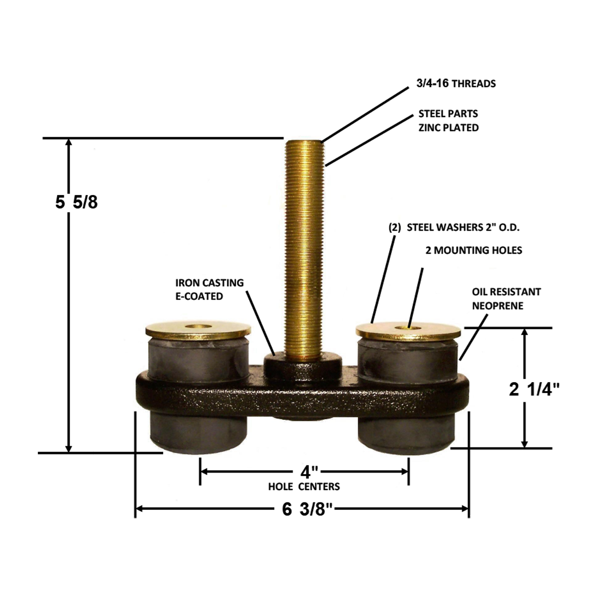 Сверхпрочное крепление изолятора