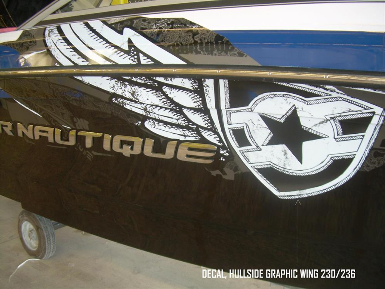 НАКЛЕЙКА, КОРПУС, БОКОВОЕ КРЫЛО SUPER AIR 230, КОМПЛЕКТ ИЗ 6 шт.