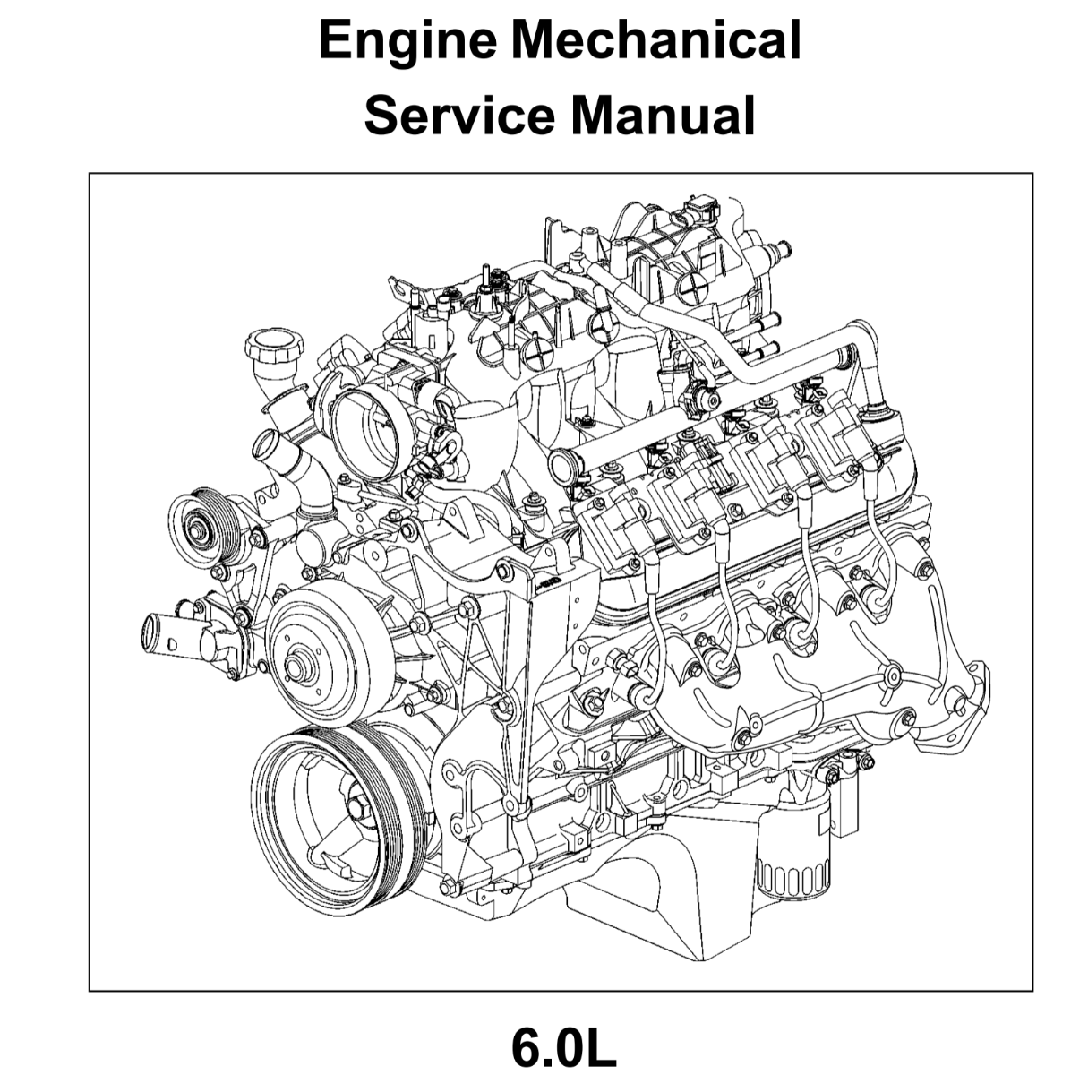 Руководство по техническому обслуживанию двигателей PCM 6.0L ZR6 &amp; ZR409 (LQ4, LQ9) - Только для скачивания