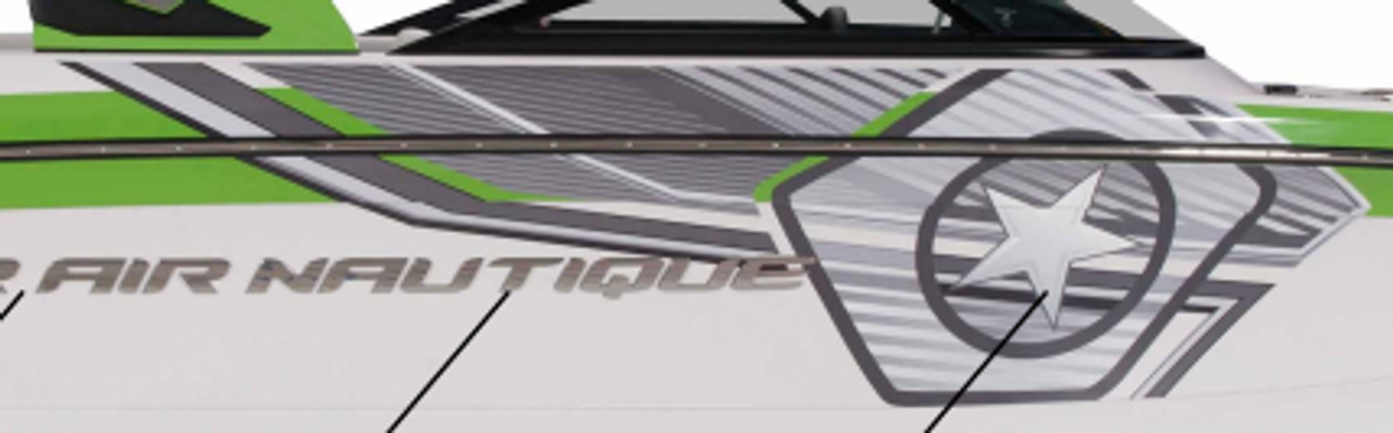 ГРАФИЧЕСКИЙ ЭКРАН HULLSIDE 230 КОМПЛЕКТ ИЗ 4 ЧАСТЕЙ