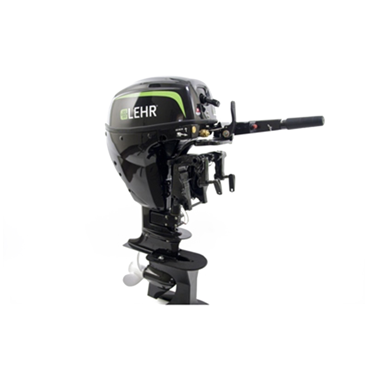 Подвесной лодочный двигатель Lehr на пропане мощностью 9,9 лошадиных сил LP9.9S (короткий вал 15 дюймов)