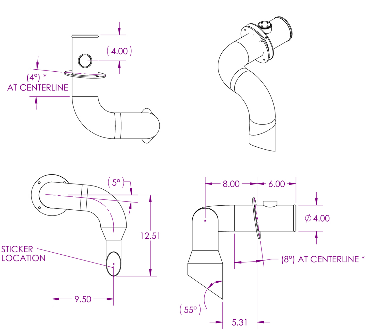 Трубка для серфинга- Nautique OEM 