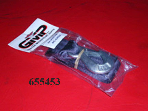 РЕМЕННАЯ ЛЕБЕДКА С КРЮКОМ ЧЕРНАЯ 20 ФУТОВ