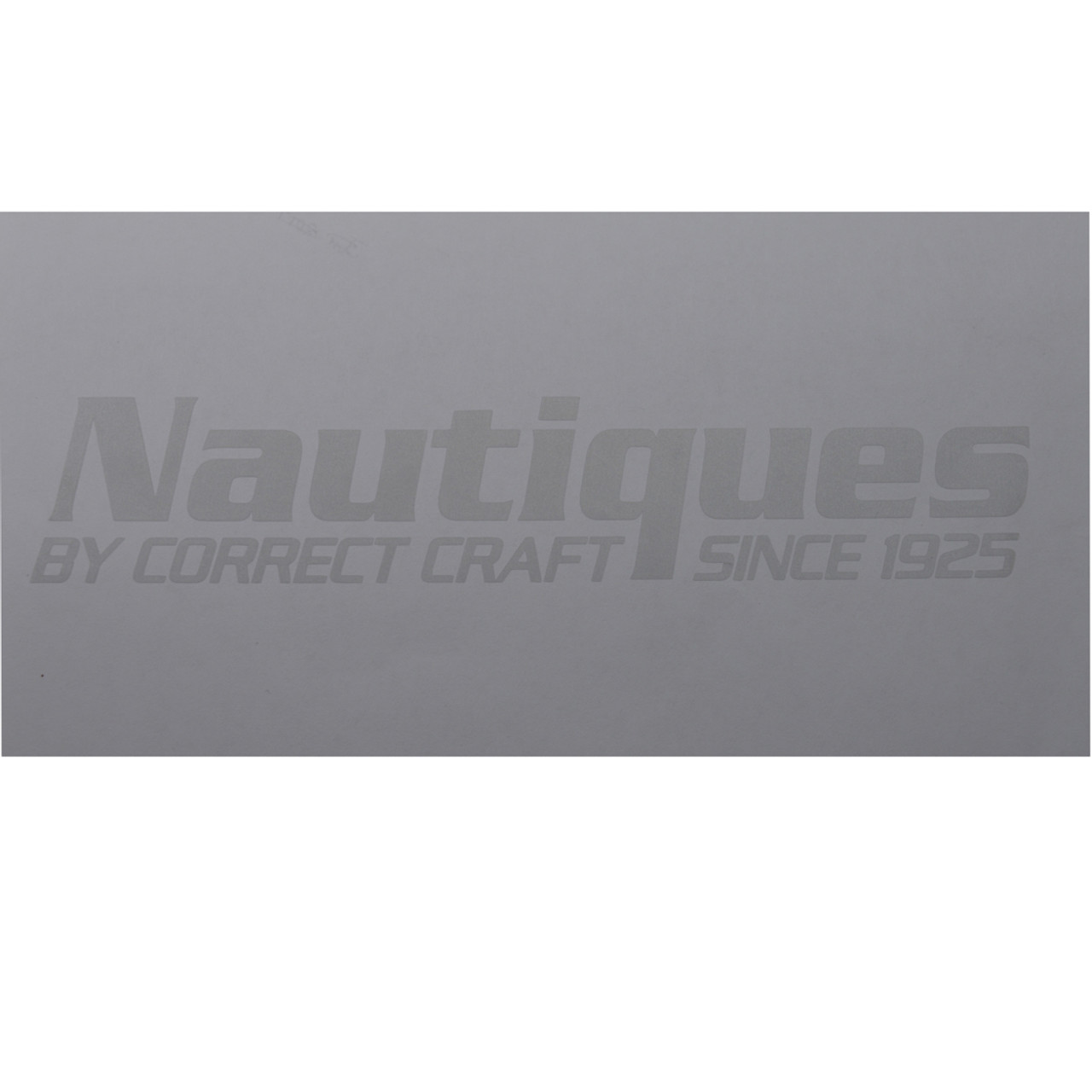 Наклейка, крышка бардачка, Nautiques от Correct Craft, серый