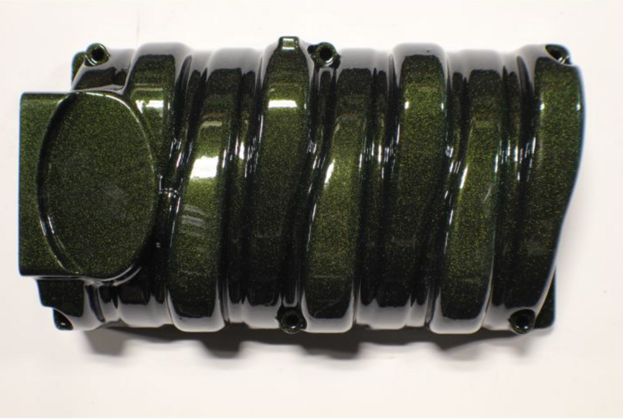 ВПУСКНАЯ КРЫШКА ДЛЯ КОЛЛЕКТОРА ИЗ 2 ЧАСТЕЙ ЗЕЛЕНОГО ЦВЕТА ИСПОЛЬЗУЕТСЯ С ОДНОКЛАПАННЫМ КЛАПАНОМ НА 4 БОЛТА