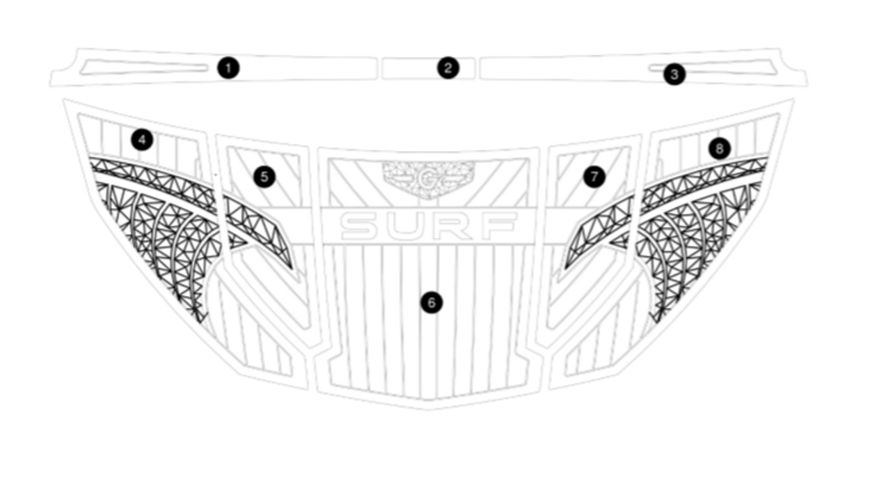 Платформа для серфинга серии G 2017-2019 годов выпуска