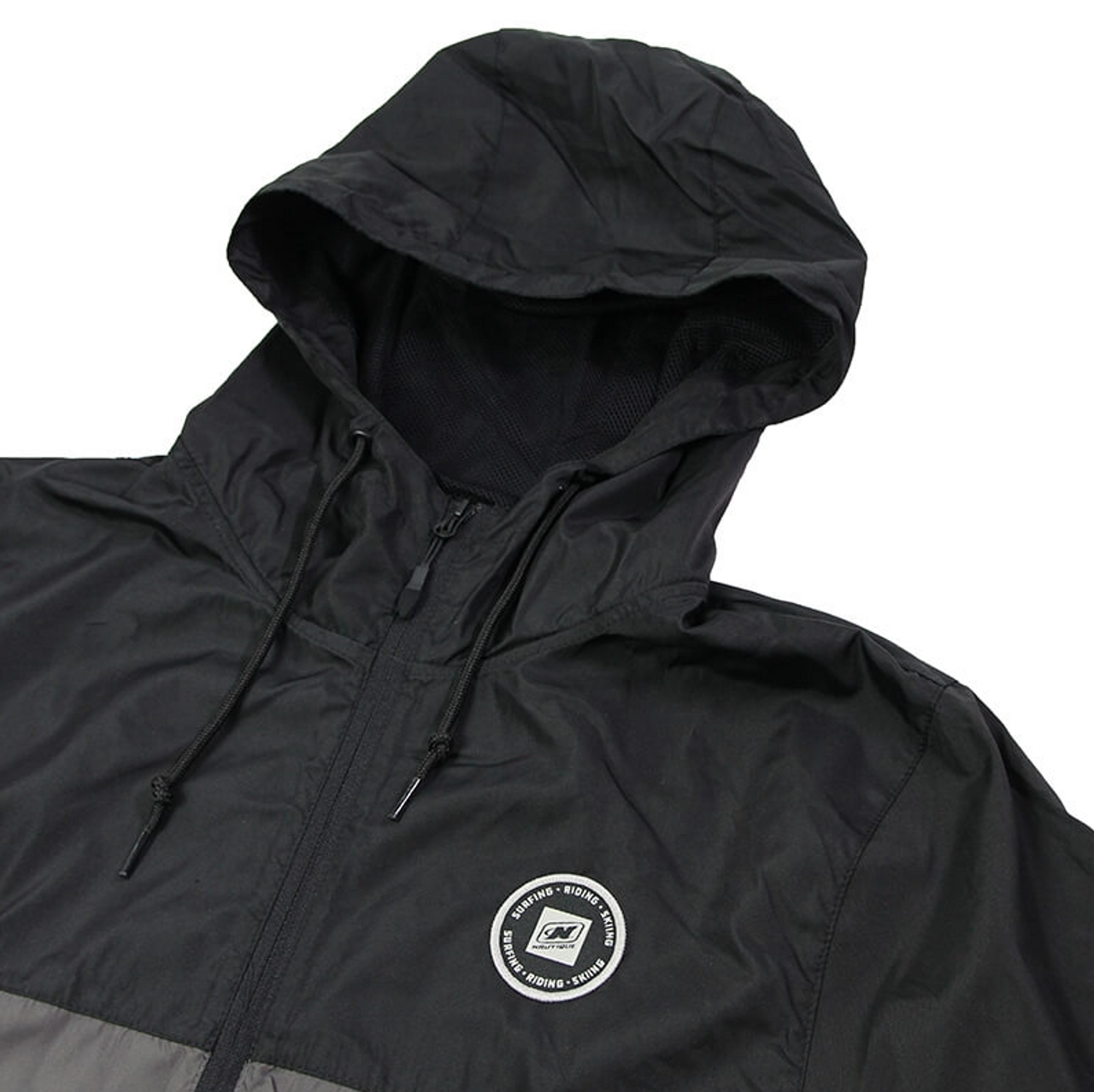 Легкая куртка-ветровка- Черный/графитовый