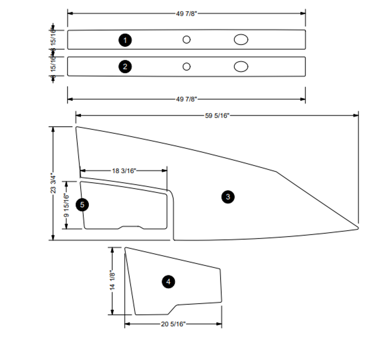 КОМПЛЕКТ ДЛЯ ПОДВОДНОЙ ПАЛУБЫ NAUTIQUE 200 2019 SEADEK