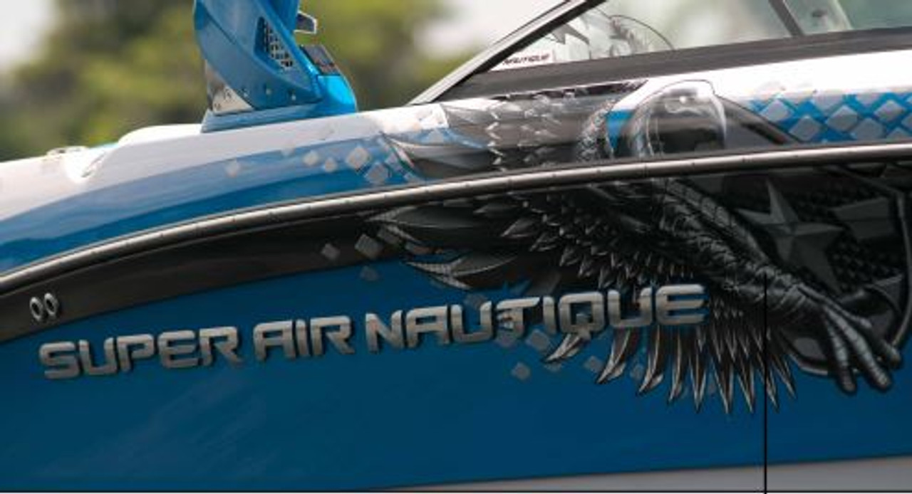 ГРАФИКА НА корпусе, СЕРЕБРЯНЫЕ ГРИФОНЫ, NAUTIQUE 230, НАБОР из 14 предметов (для обеих сторон лодки)