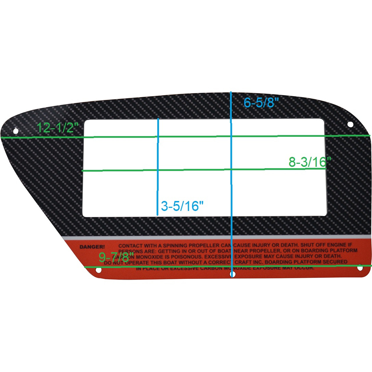 Большое отверстие в приборной панели радиоприемника