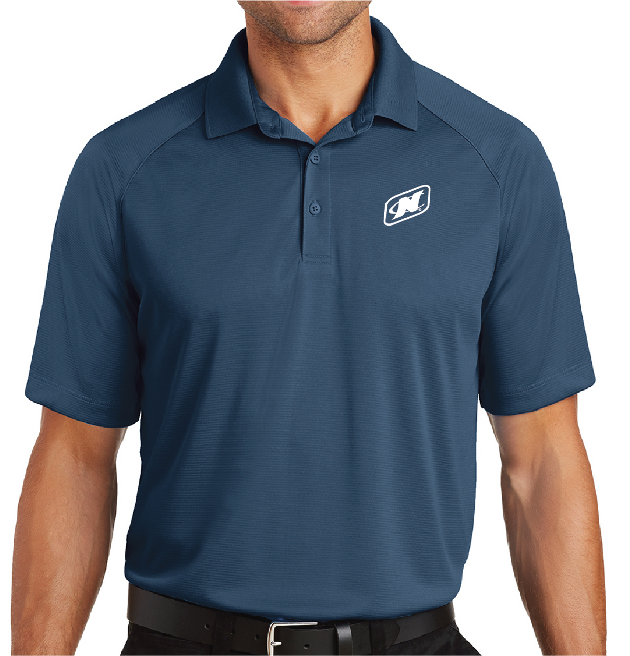 Поло Nautique- темно-синее с белым логотипом