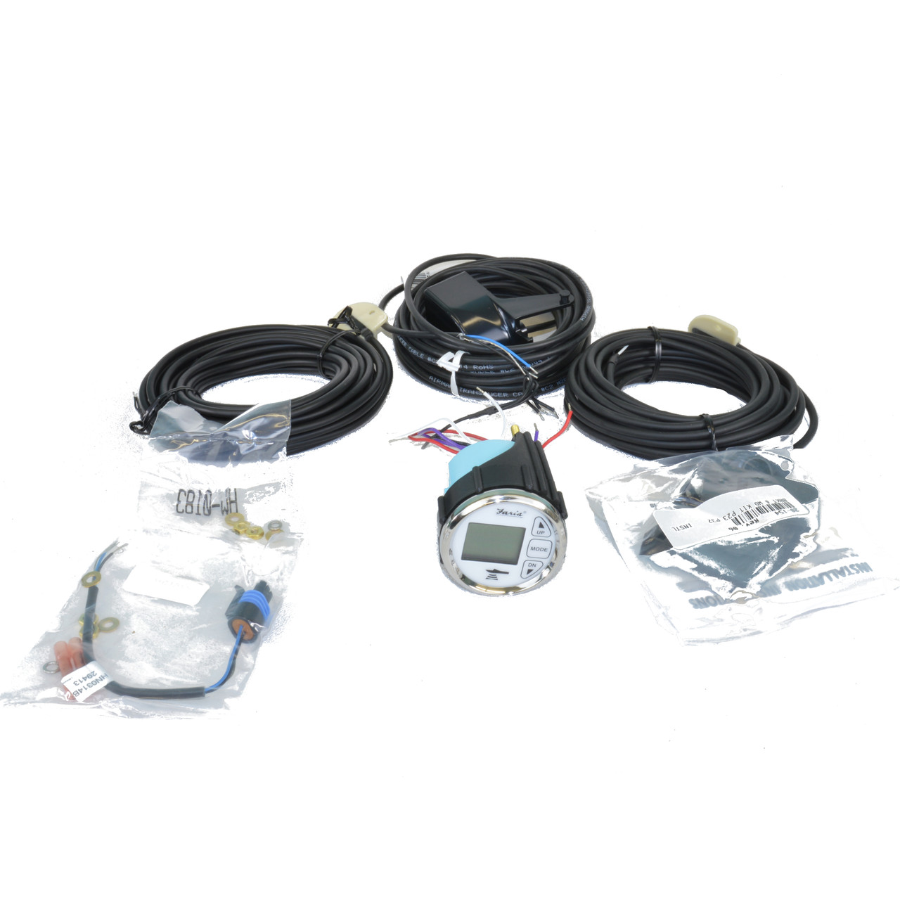 Эхолот Faria/ двухтемпературный эхолот глубины (черный ИЛИ белый циферблат/безель SS)