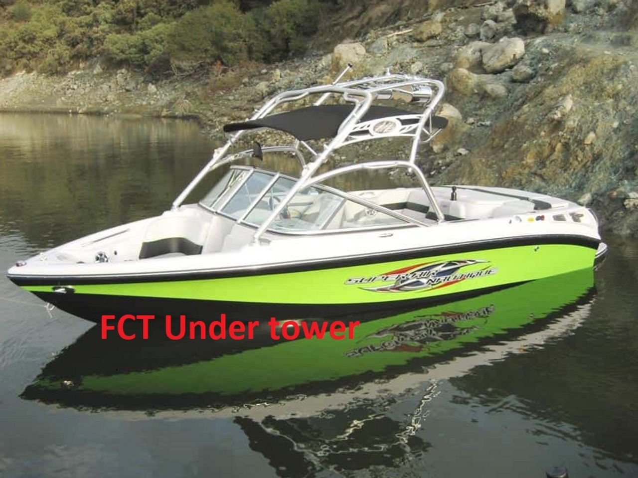 ** ОТКРЫТАЯ КОРОБКА ** БИМИНИ ДЛЯ ЛОДКИ С БАШНЕЙ ** ОТКРЫТАЯ КОРОБКА**