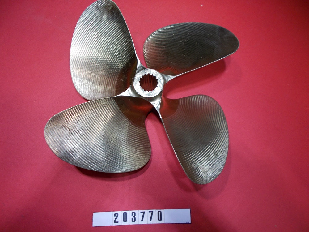 ЛЕЗВИЕ PROP-12.5X12LX4, 1 1/8 ШЛИЦЕВОЕ С ЧПУ, LH BRZ-04 (MCX)