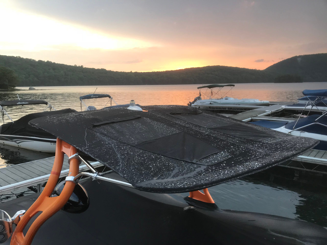 Бимини-топ для лодок с башнями (1998-2012гг.)