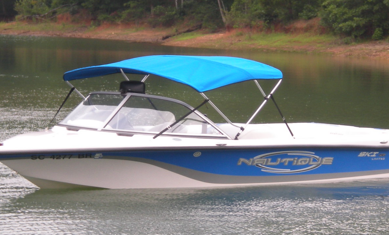 Бимини-топ для лодок без башни