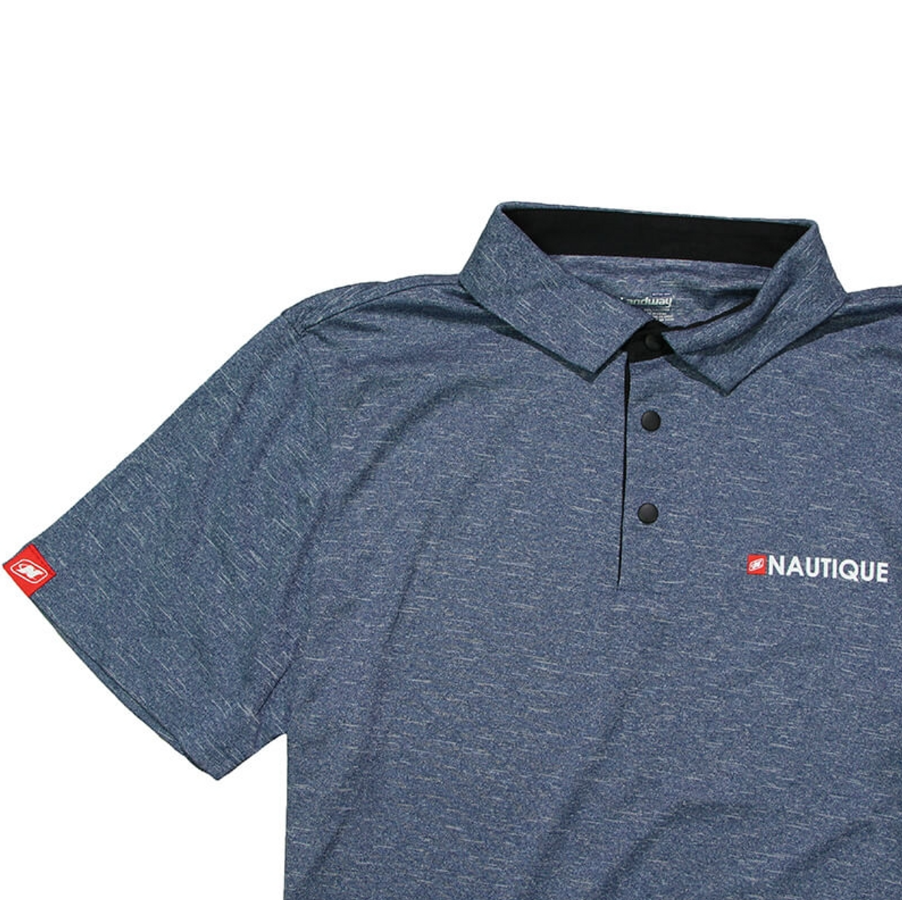 Поло Walker Melange Polo- темно-синий вереск