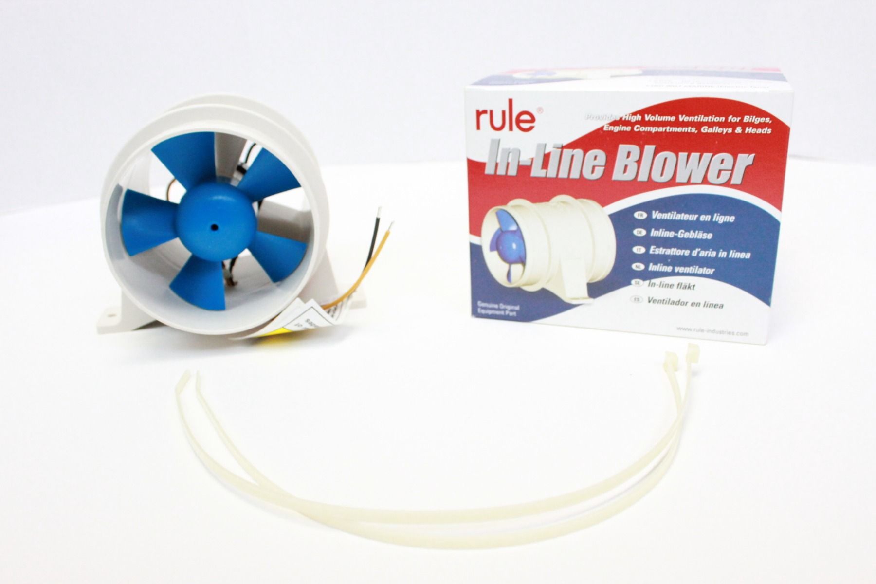 3 "ТРЮМНЫЙ ВЕНТИЛЯТОР БЕЛОГО ЦВЕТА RULE 12V