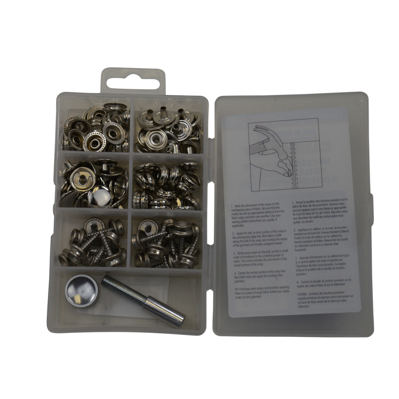 комплект защелкивающихся застежек для холста и ковра