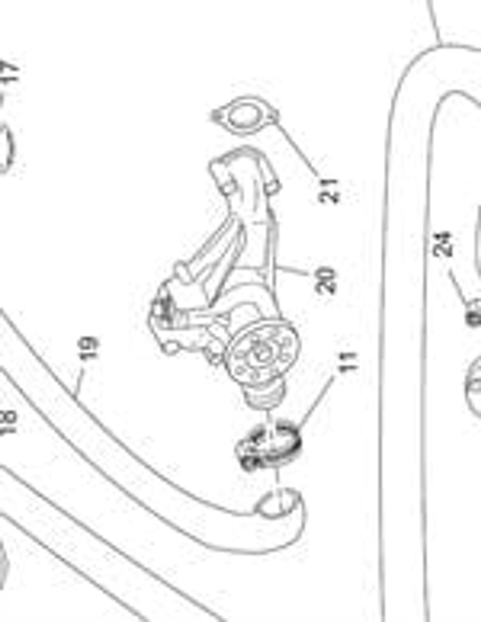 Помпа циркуляционная (насос) для двигателя 5.7