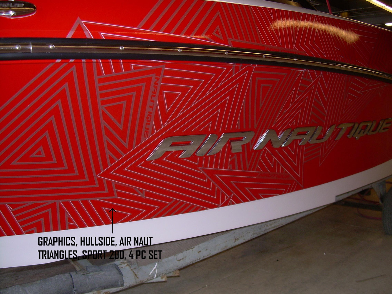 Набор графических деколей с треугольным фоном 200