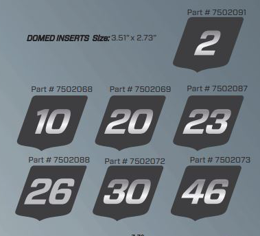 НАКЛЕЙКА - ЗНАЧОК-ВСТАВКА МОДЕЛИ MASTERCRAFT