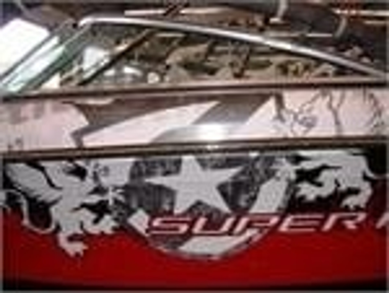 НАКЛЕЙКА, КОРПУС, КОМПЛЕКТ SUPER AIR (6 ШТ.) ДЛЯ ФОНА 230 NAUTIQUE