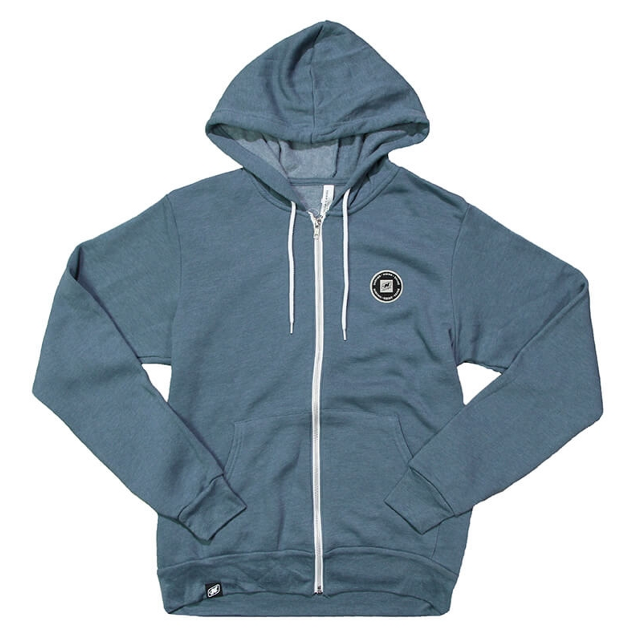 Толстовка с капюшоном на молнии Dockside- темно-синий