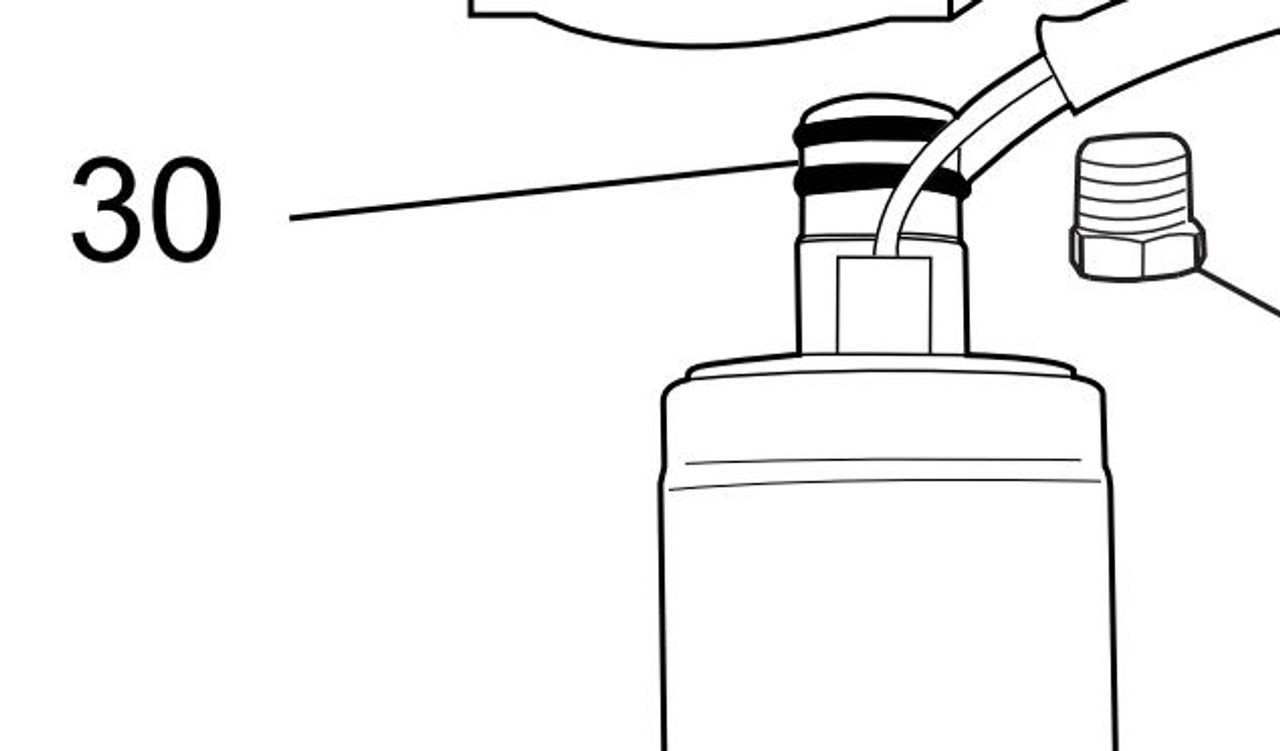 Топливный насос низкого давления с уплотнительным кольцом