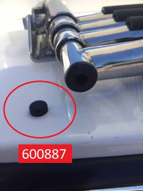 ВСТАВКА ИЗ РЕЗИНЫ БАМПЕРА В ОТВЕРСТИЕ 9/32 "" X 1/4"" HT. '14