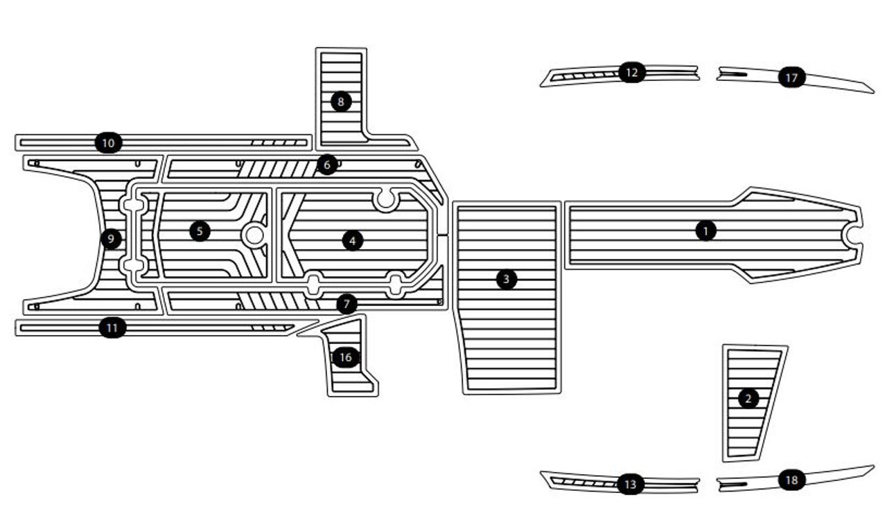 Палубный комплект SeaDek G23 на 2017-2019 годы