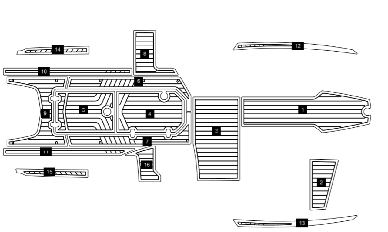 Палубный комплект SeaDek 2016 G23