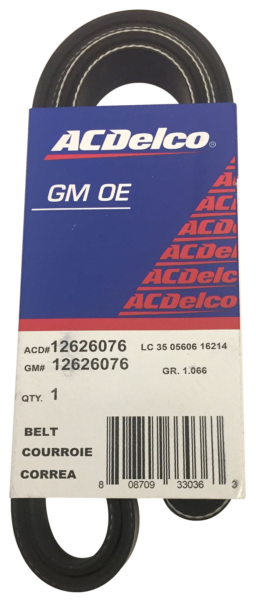 Ремень для V-образного привода объемом 5,3-6,2 л