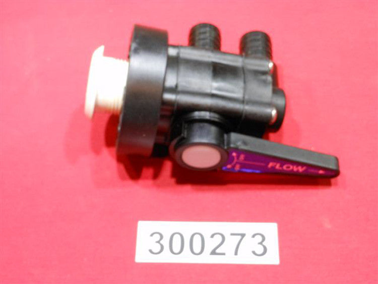 VALVE- 2 SHUTOFF BALLAST '07-'14 vendor #937654MC MARELON 1" W/2 OUTLETS 