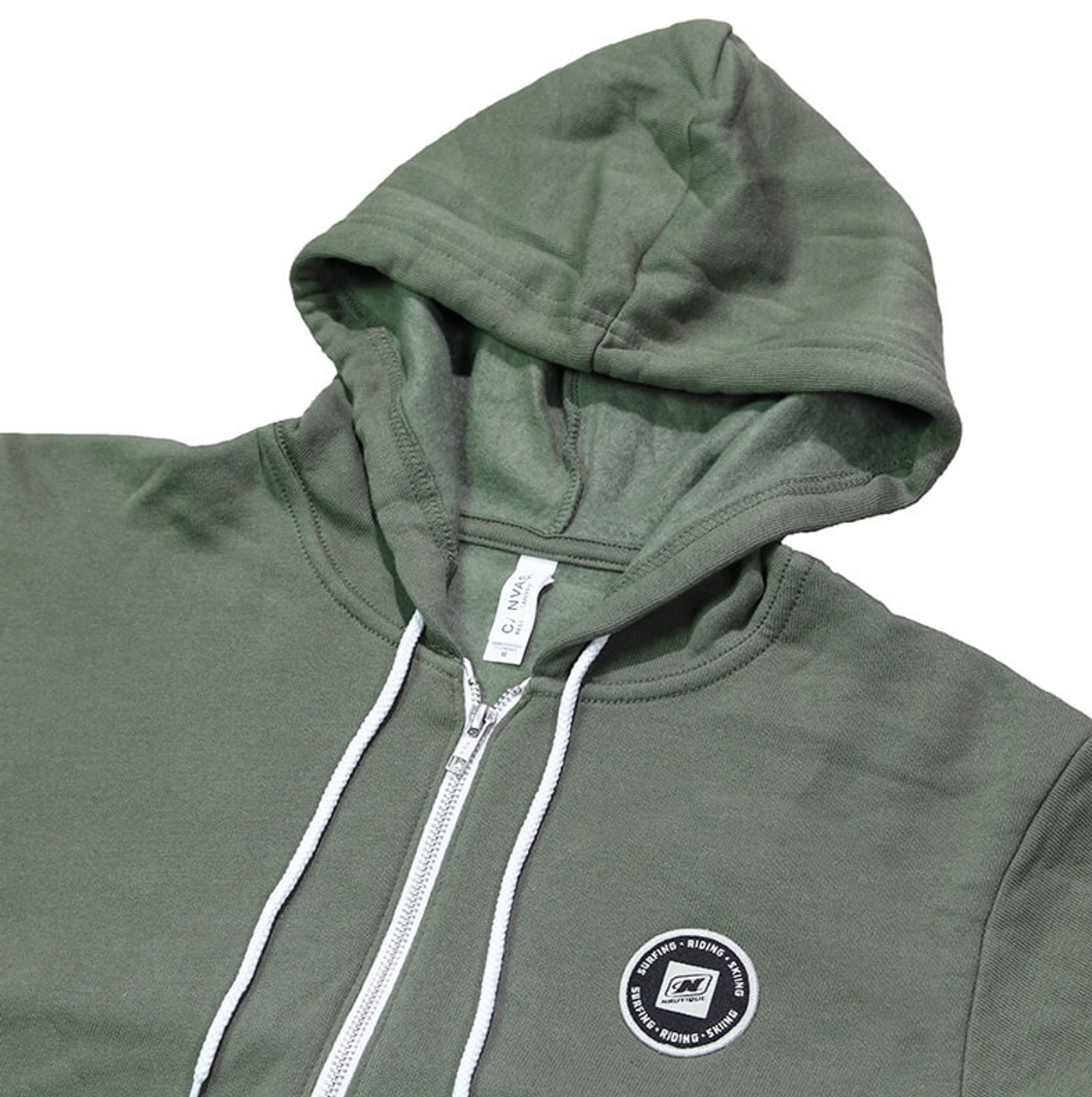 Толстовка с капюшоном на молнии Dockside- Хаки