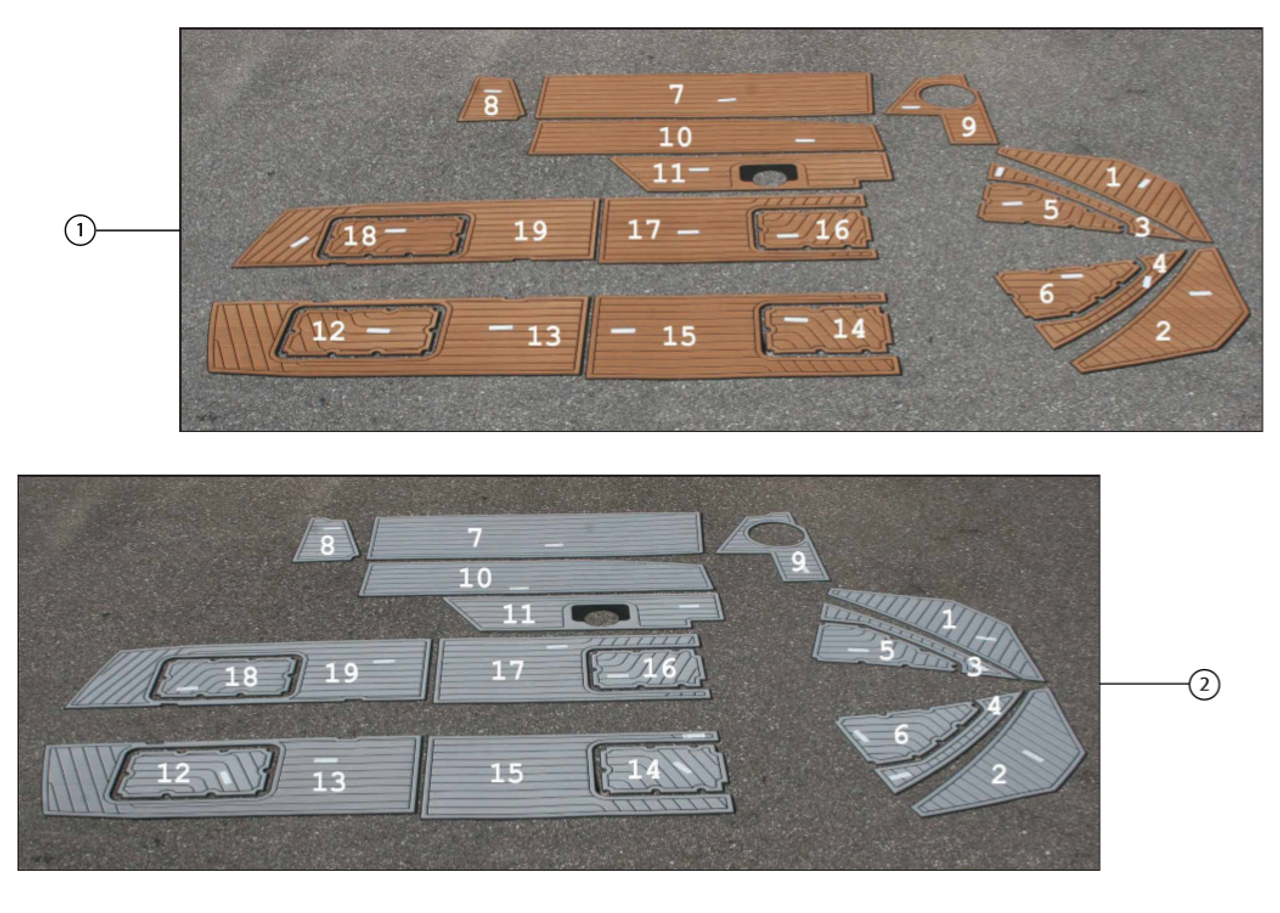 2013-2015 Комплект для подводной палубы G23 SeaDek