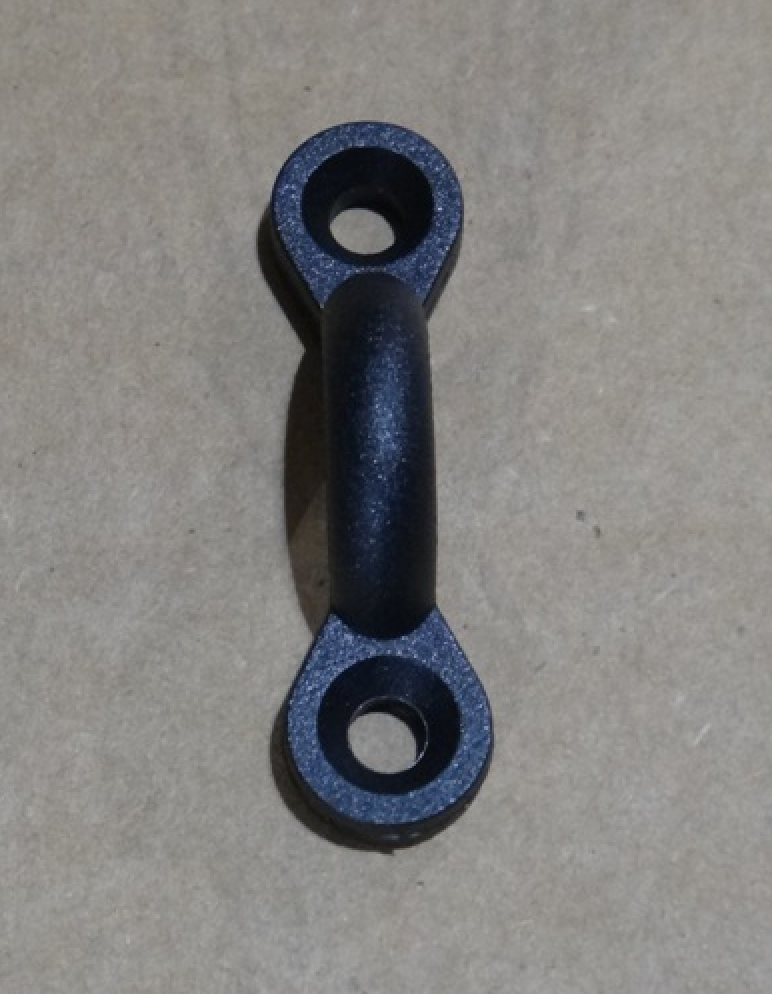 Ушко для крючка, Внутреннее, Пластик, Черный, --19