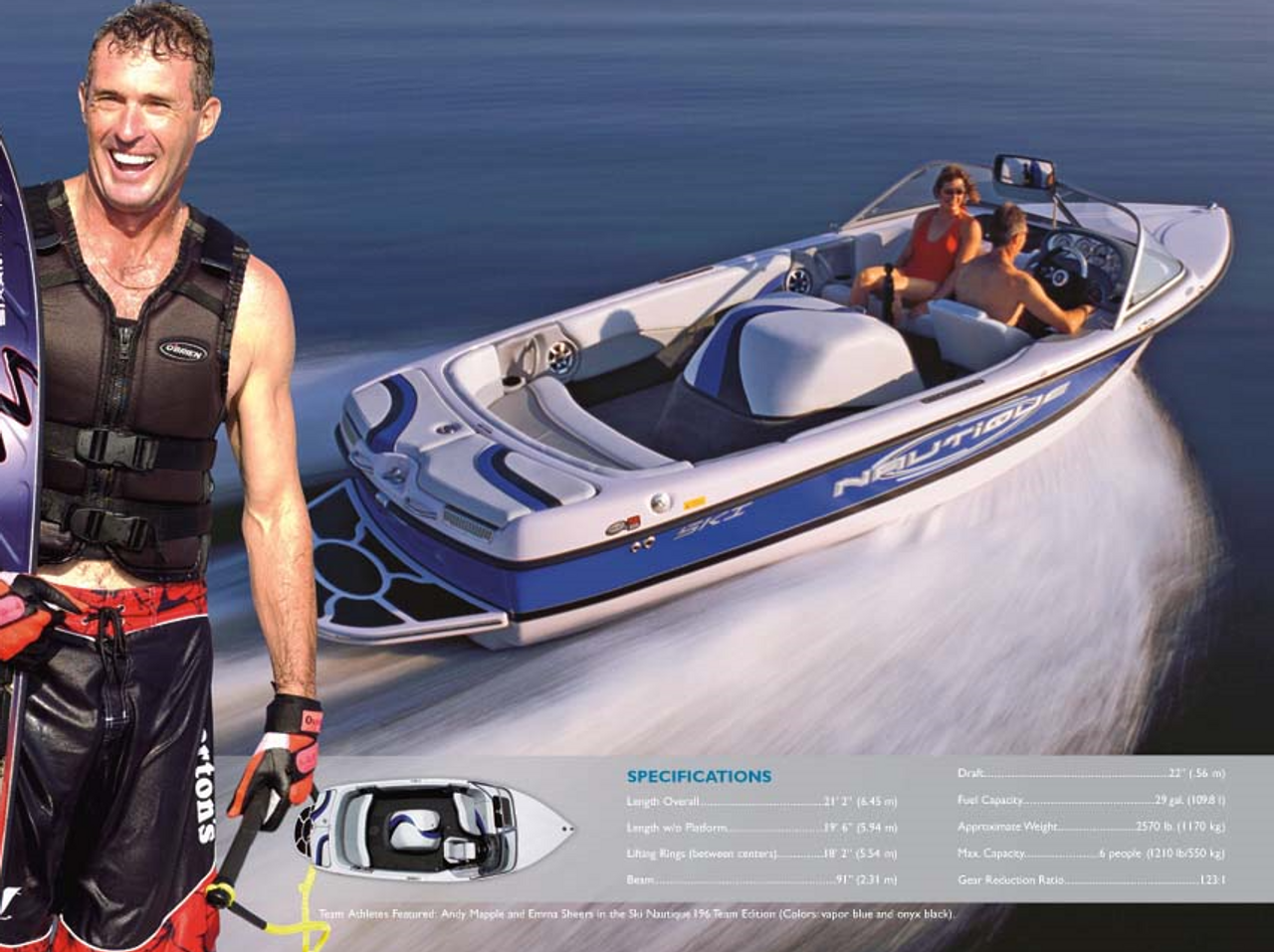 96-99 CORRECT CRAFT SKI NAUTIQUE 176 W/ SWPF НА КРЫШКЕ ПРИЦЕПА- SUNDURA MAROON- ОТКРЫТАЯ КОРОБКА