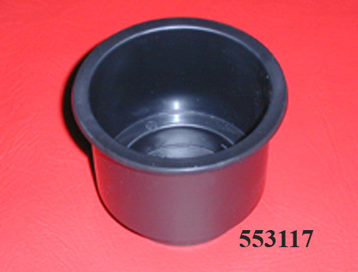 4"ПЛАСТИКОВЫЙ ЧЕРНЫЙ ПОДСТАКАННИК