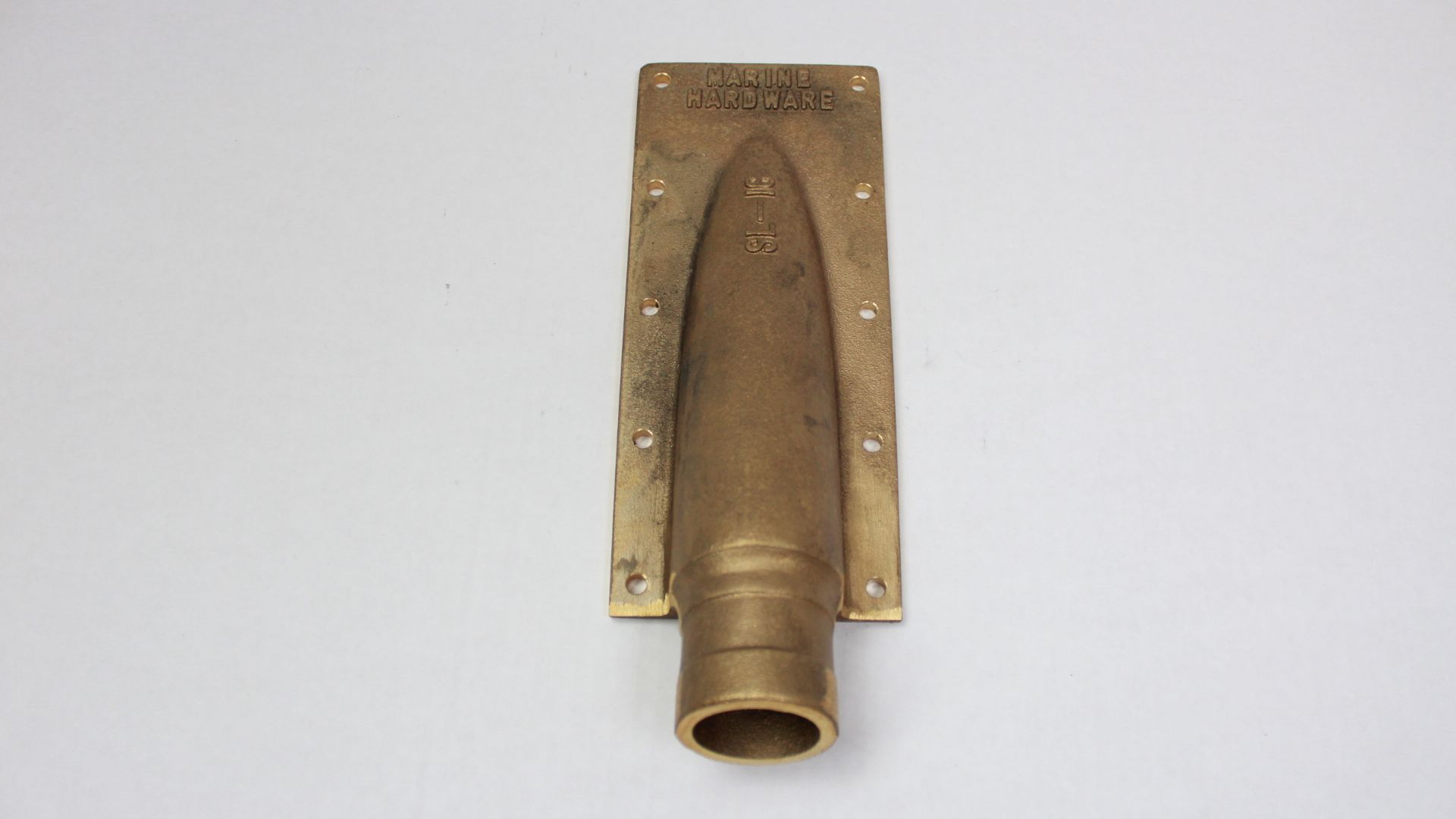 Бронзовое бревно с основанием 8 "x 3-1 / 2"