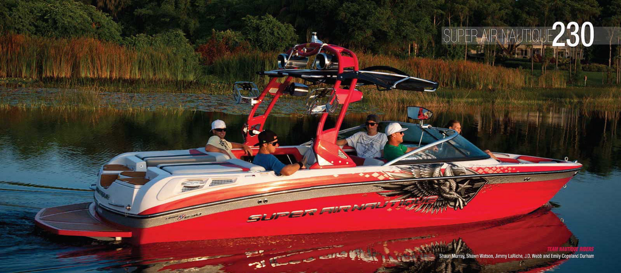 2011-2013 CORRECT CRAFT SUPER AIR NAUTIQUE 230 Вт / УПРАВЛЕНИЕ ПОЛЕТОМ 5 ВЕРТИКАЛЬНЫХ БАШЕН без КРЫШКИ SWPF- SUNDURA BLACK- ОТКРЫТАЯ КОРОБКА
