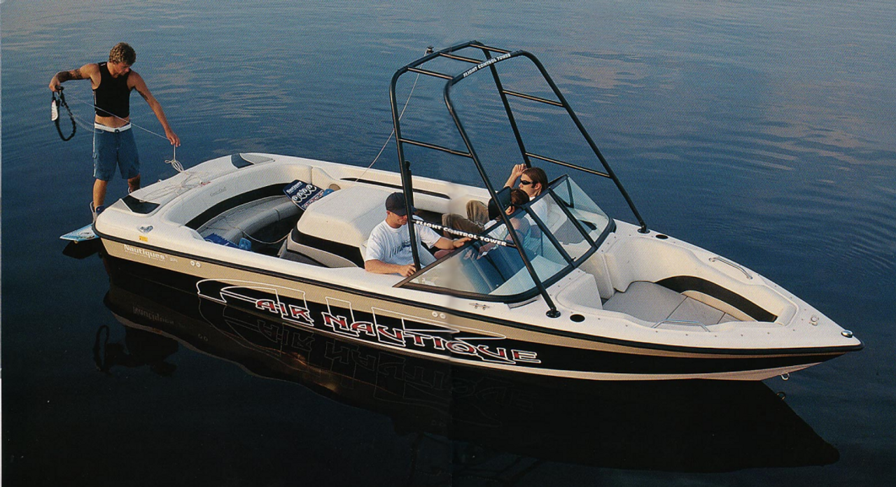 1998-1999 CORRECT CRAFT AIR NAUTIQUE с ВЫШКОЙ УПРАВЛЕНИЯ ПОЛЕТОМ и КРЫШКОЙ ШЛЮПКИ ввода-ВЫВОДА SWPF- SUNDURA COBALT BLUE- OVERSTOCK