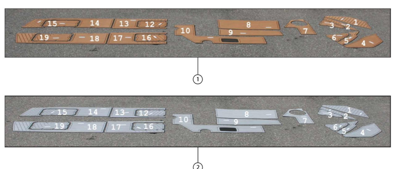 2014-2015 Комплект для подводной палубы G21 SeaDek