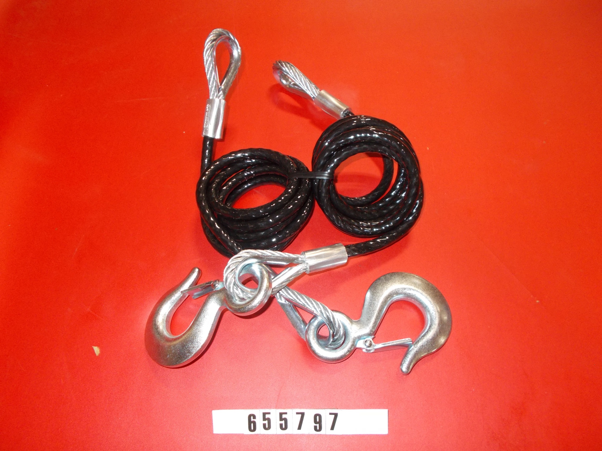 СТРАХОВОЧНЫЙ ТРОС 66"x5/16 Вт / КРЮК ВЕСОМ 1 ТОННА 2012 ДЛЯ 5-ДЮЙМОВЫХ РАМ 