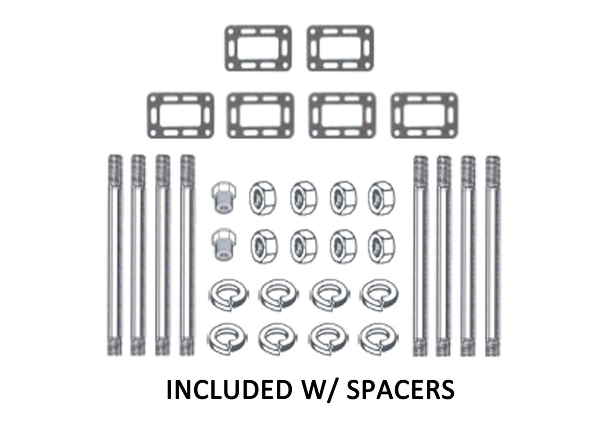 Выпускной коллектор MerCruiser 3" к распорке стояка