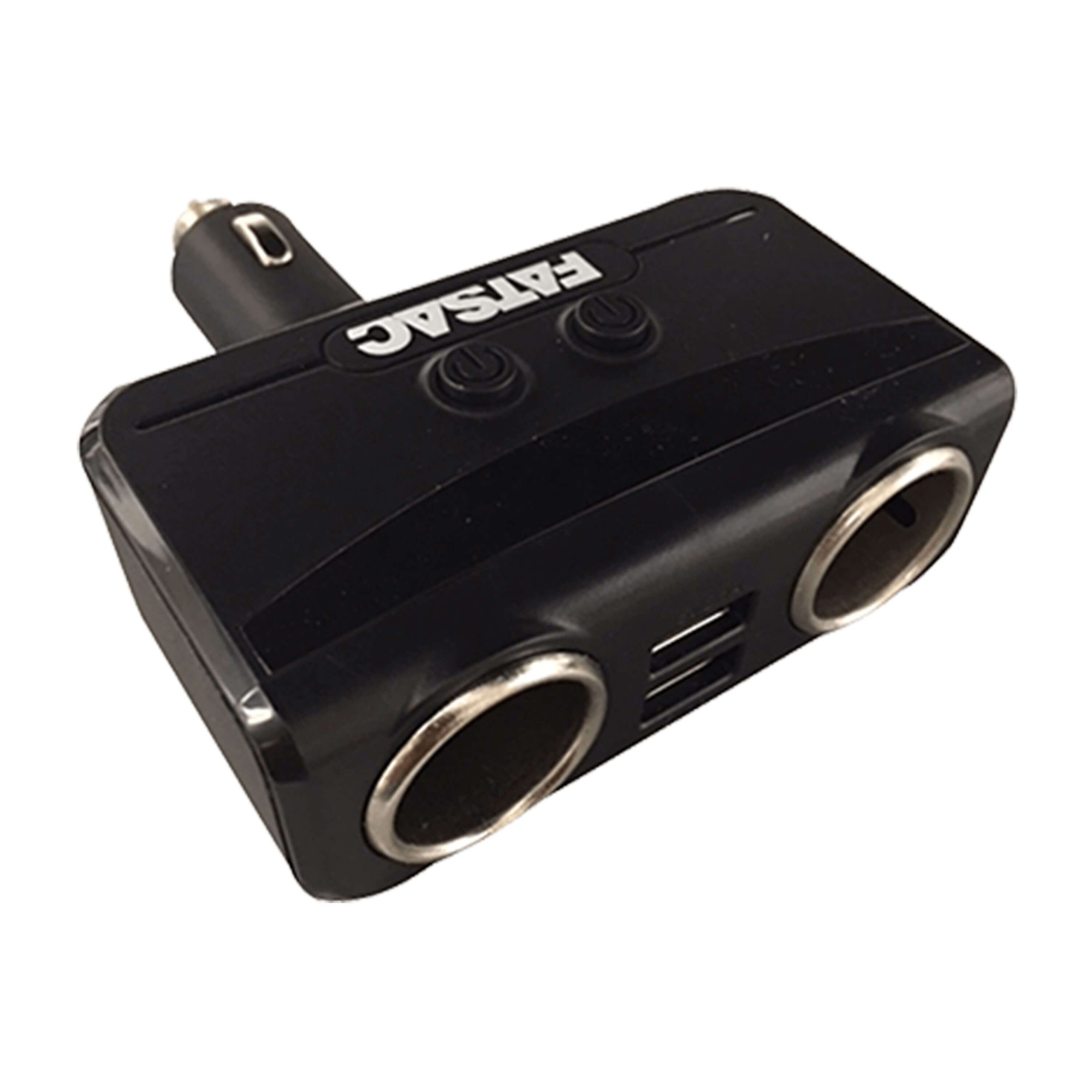 Fly High Fat Sac Twin Socket Splitter с двумя портами USB - S1005